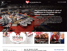 Tablet Screenshot of hartproductions.com